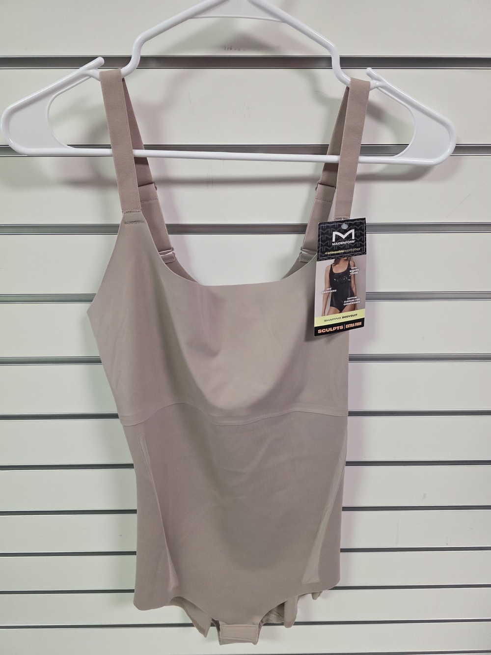 Maidenform Sculpted Shaping Bodysuit in Taupe